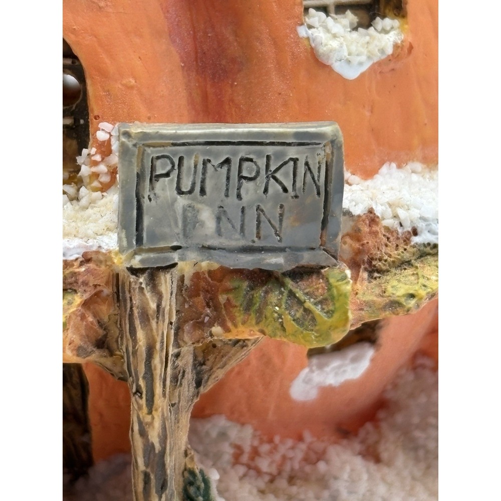 VTG Silvestri Pumpkin Inn Lighted Village House Dean Griff Halloween Holiday - Picture 9 of 14